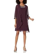 S.L. Fashions Women's Chiffon Mother of The Bride Jacket